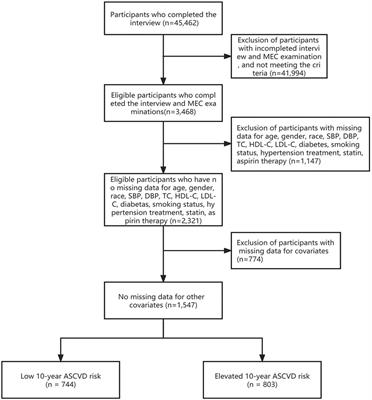 Association between visceral obesity and 10-year risk of first atherosclerotic cardiovascular diseases events among American adults: National Health and Nutrition Examination Survey